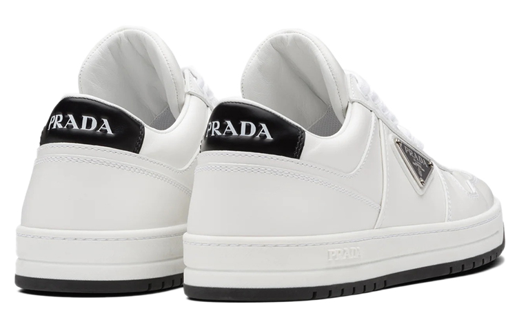 Purchase (W) 普拉达市区镂空皮革运动鞋 '白黑' 1E792M_3LJ6_F0964_F_030