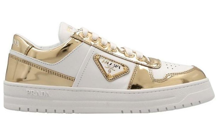 Order (W) Prada 范思哲市区皮革运动鞋 '白金' 1E792M_3LMG_F056X_F_030