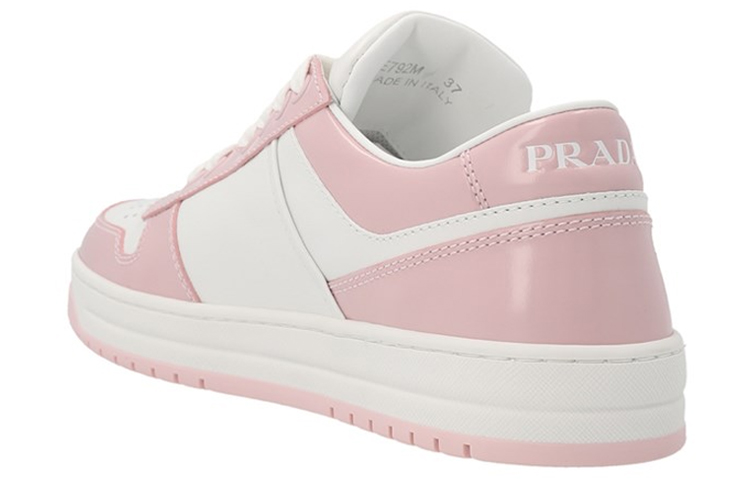 (W) Prada Downtown Leather Sneakers 'White Pink' 1E792M-3LKG-F0D8U-F-030 圖 2