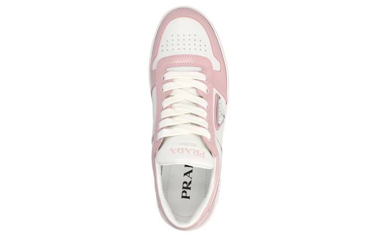 (W) Prada Downtown Leather Sneakers 'White Pink' 1E792M-3LKG-F0D8U-F-030 圖 3