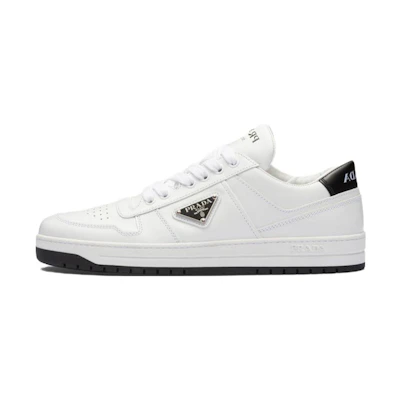 (W) Prada Downtown Low 'White Calfskin Leather'