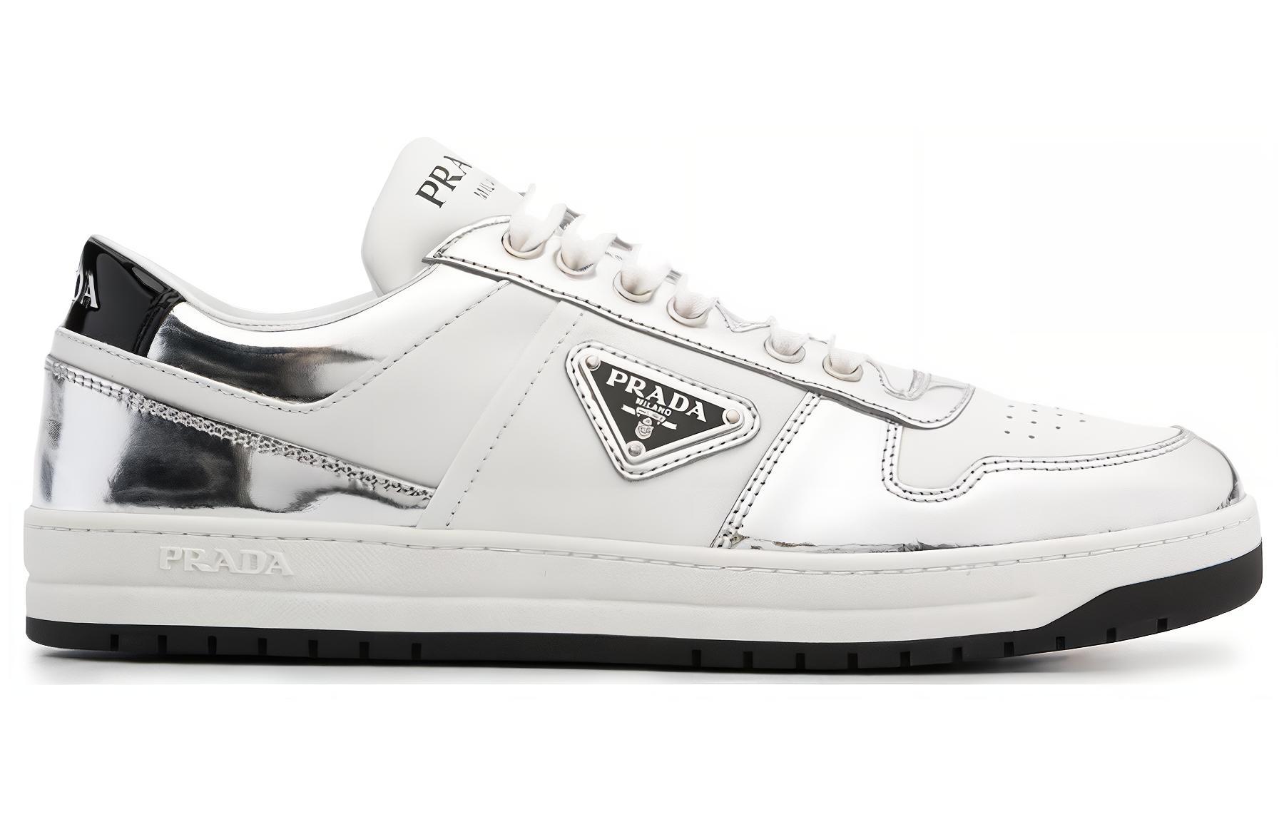Order (W) プラダ ダウンタウン ロー "ホワイトシルバー" 1E792M_3LL2_F0J36