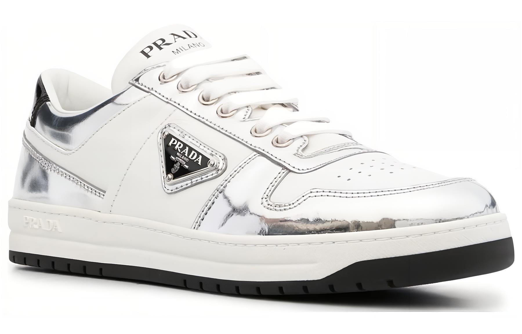 Lookbook (W) プラダ ダウンタウン ロー "ホワイトシルバー" 1E792M_3LL2_F0J36