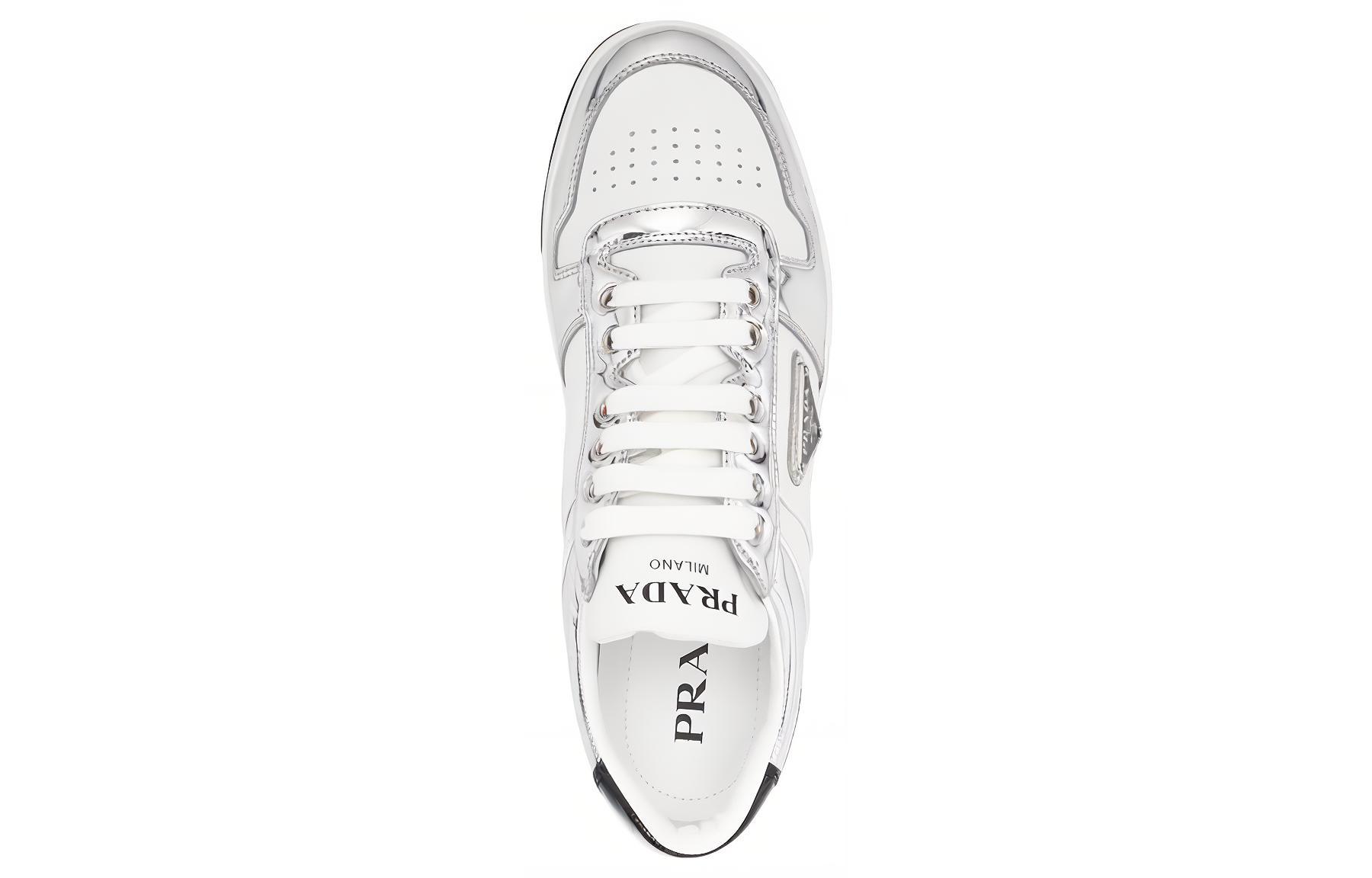 Purchase (W) プラダ ダウンタウン ロー "ホワイトシルバー" 1E792M_3LL2_F0J36