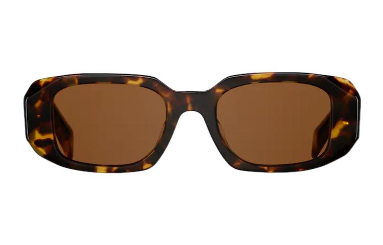 (Women) PRADA Elegant Brown Irregular Frame  Sunglasses SPR17W_EVAU_F02Z1_C_A051 圖 3