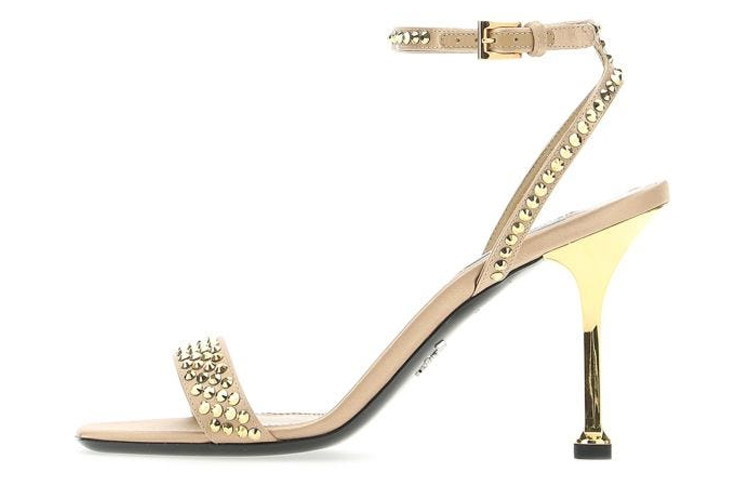 (W) Prada Embellished Satin High-Top 'Yellow Fashion'