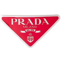 (Women) PRADA Enamel Triangle Hair Clip Red for Women. 1IF050_2BA6_F068Z (Women) PRADA Enamel Triangle Hair Clip Red for Women. 1IF050_2BA6_F068Z