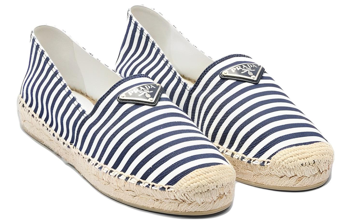 (W) Prada Fabric Flats 'Blue White' 圖 2