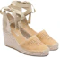 Order (W) Prada Stoffen Veterschoen Hoge Hakken 9cm Lichtbruin Wedge Schoenen 1IZ045_376_F0ESE_F_090
