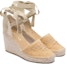 Order (Women) Prada Fabric Lace-Up Round Toe Fashion 'Wedge High Heel 9cm Light Brown' 1IZ045_376_F0ESE_F_090