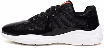 (Women) Prada Fabric Leather Fashion Sneaker 'Black' 3E6420_ASZ_F0967_F_A025 (Women) Prada Fabric Leather Fashion Sneaker 'Black' 3E6420_ASZ_F0967_F_A025