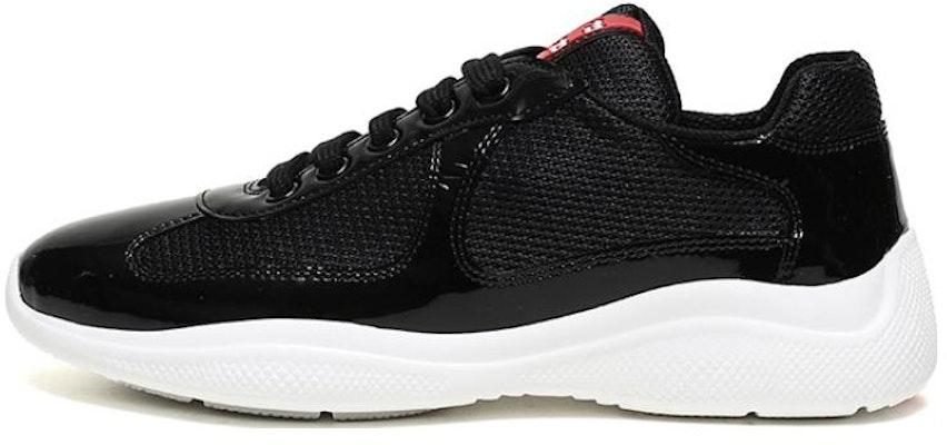 (W) 普拉达黑色时尚帆布皮革运动鞋 3E6420_ASZ_F0967_F_A025 Buy (W) 普拉达黑色时尚帆布皮革运动鞋 3E6420_ASZ_F0967_F_A025