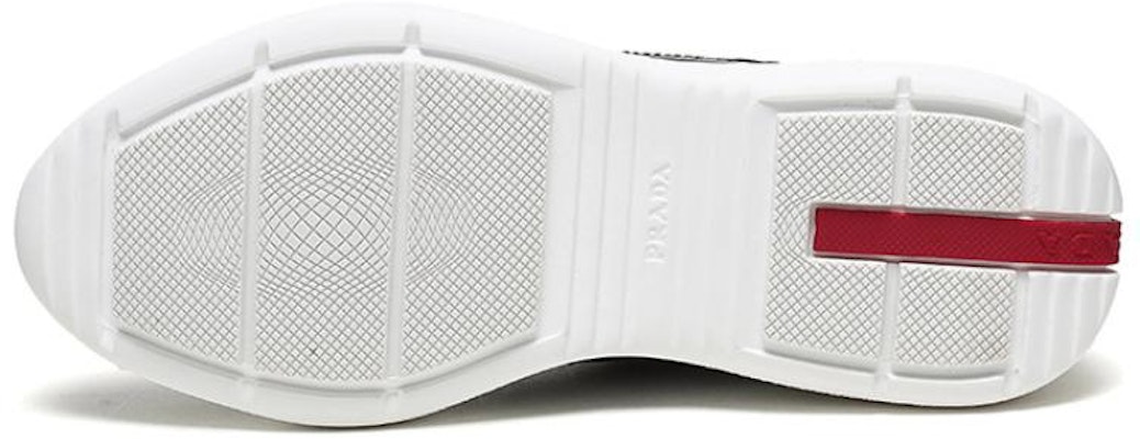 (W) 普拉达黑色时尚帆布皮革运动鞋 3E6420_ASZ_F0967_F_A025 Details for (W) 普拉达黑色时尚帆布皮革运动鞋 3E6420_ASZ_F0967_F_A025