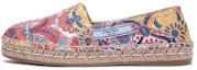 Buy (W) Prada Kain Cetak Kasut Rata Espadril 'Warna-Block' 1S346I_2I2_F0566_F_020