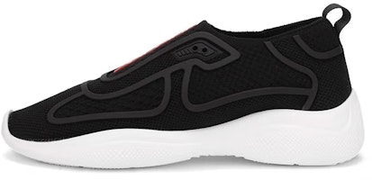 (Women) Prada Fabric Slip-On Sneakers 'Black' 3S6421_3KPL_F0967 (Women) Prada Fabric Slip-On Sneakers 'Black' 3S6421_3KPL_F0967