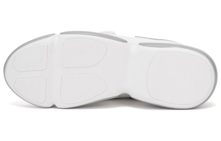 (W) Prada Fabric Sneakers 'White Silver Grey' 圖 6