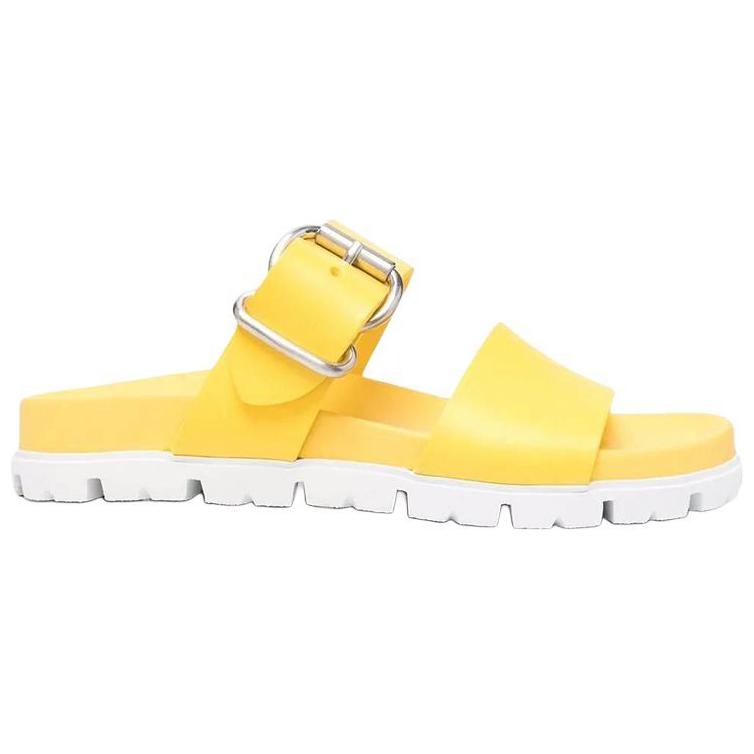 (W) Prada Fashion Rubber Slide 'Yellow' 圖 2