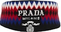 Order (W) 프라다 여성용 다채로운 패브릭 패션 헤어밴드. 1IE0222D13F0002