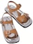Lookbook (W) Sandal Fesyen Prada Flat Buckle 'Kulit Hujung Empat Segi Coklat' 1X849M_248_F0P9G_F_D020