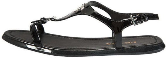 (Women) Prada Flat Buckle Sandal 'Black Fashion' 1X282H-JHR-F0002 (Women) Prada Flat Buckle Sandal 'Black Fashion' 1X282H-JHR-F0002