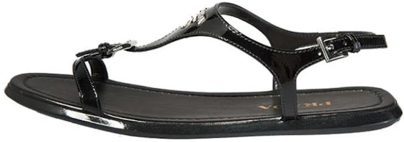 (Women) Prada Flat Buckle Sandal 'Black Fashion' 1X282H-JHR-F0002 (Women) Prada Flat Buckle Sandal 'Black Fashion' 1X282H-JHR-F0002