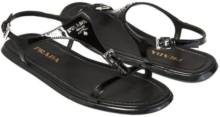 (Women) Prada Flat Buckle Sandal 'Black Fashion' 1X282H-JHR-F0002 Lookbook (Women) Prada Flat Buckle Sandal 'Black Fashion' 1X282H-JHR-F0002