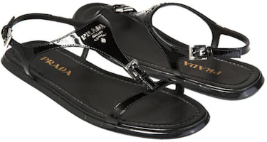 Lookbook (W) Sandal Gesper Datar Prada 'Fashion Hitam' 1X282H-JHR-F0002