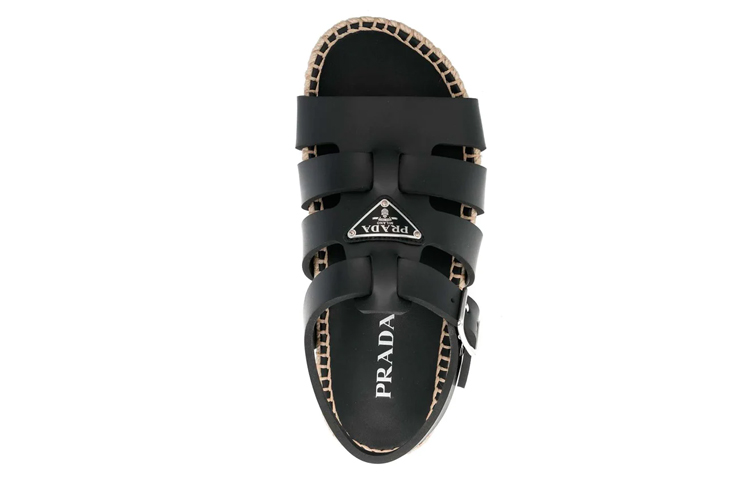 Lookbook (W) Sandal Prada Flat Buckle 'Fashion Black' 1X050N_3LMV_F030_F0002