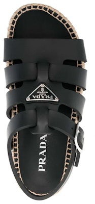 (Women) Prada Flat Buckle Sandal 'Fashion Black' 1X050N_3LMV_F030_F0002 Lookbook (Women) Prada Flat Buckle Sandal 'Fashion Black' 1X050N_3LMV_F030_F0002
