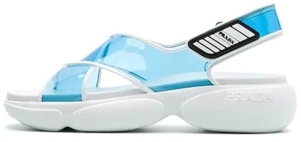 (Women) Prada Flat Fashion Sandals 'Blue' 1X470L_3AAU_F0012_F_040 (Women) Prada Flat Fashion Sandals 'Blue' 1X470L_3AAU_F0012_F_040