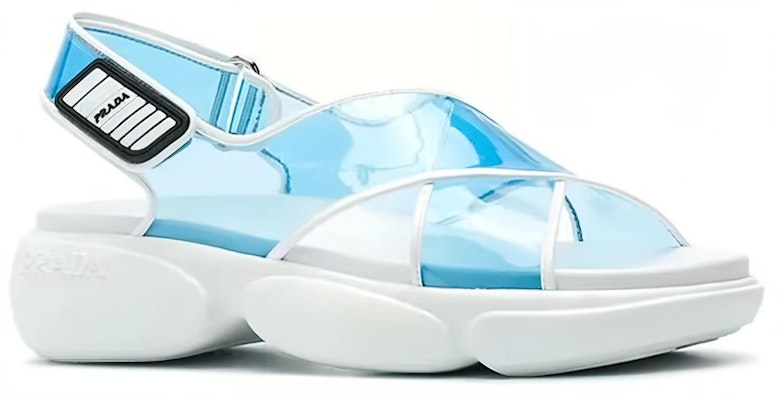 (W) Sandal Flat Fesyen Prada 'Biru' 1X470L_3AAU_F0012_F_040 Order (W) Sandal Flat Fesyen Prada 'Biru' 1X470L_3AAU_F0012_F_040