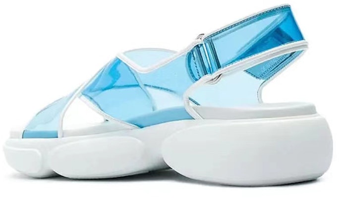(W) Sandal Flat Fesyen Prada 'Biru' 1X470L_3AAU_F0012_F_040 Lookbook (W) Sandal Flat Fesyen Prada 'Biru' 1X470L_3AAU_F0012_F_040