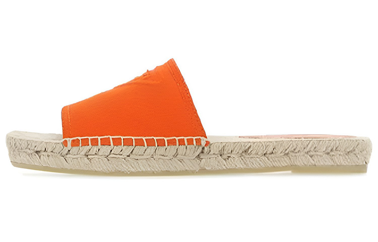 (W) Prada Flat Fashion Slippers 'Orange'