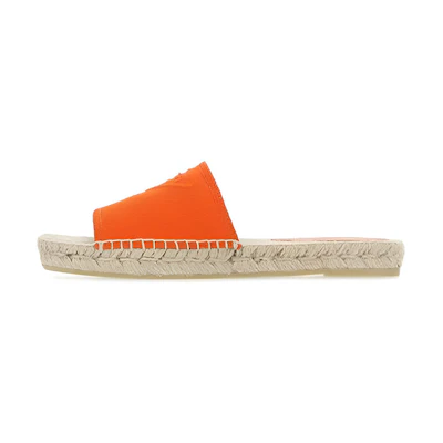 (W) Prada Flat Fashion Slippers 'Orange'