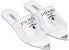 (W) Sandal Rata Prada 'Cetakan Logo - Putih' 1XX636_3LK3_F0009_F_005