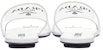 (W) Sandal Rata Prada 'Cetakan Logo - Putih' 1XX636_3LK3_F0009_F_005