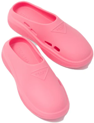 (W) Mule de Goma Espuma Prada 'Begonia Rosa' 1S811M_3LKD_F0638_F_025 Shop (W) Mule de Goma Espuma Prada 'Begonia Rosa' 1S811M_3LKD_F0638_F_025