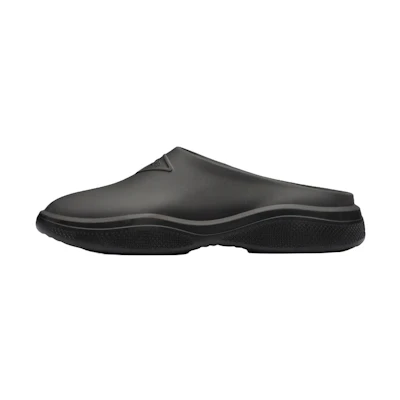 (W) Prada Foam Rubber Mules 'Black'