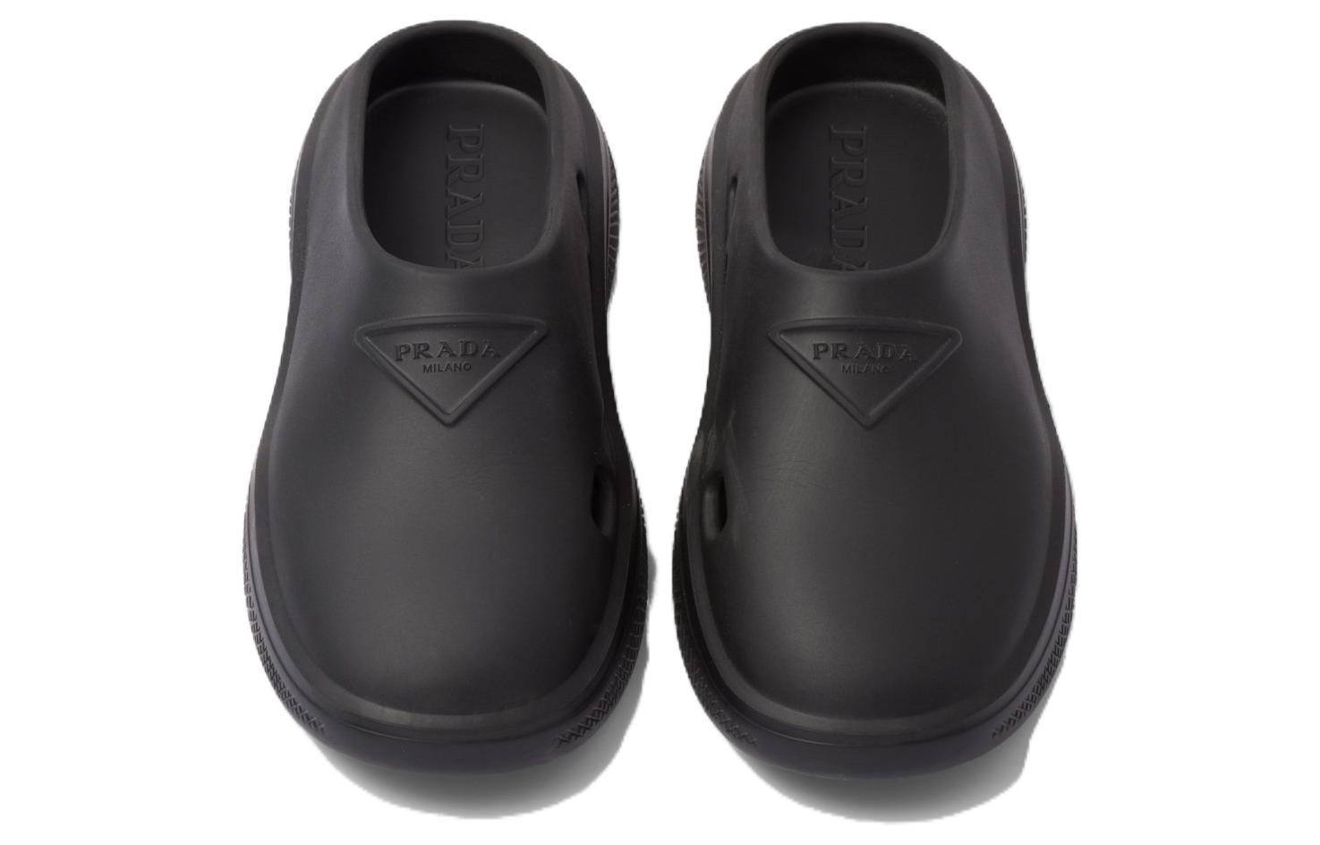 Purchase (W) プラダ フォーム ラバー ミュール (黒) 1S811M_3LKD_F0002_F_025