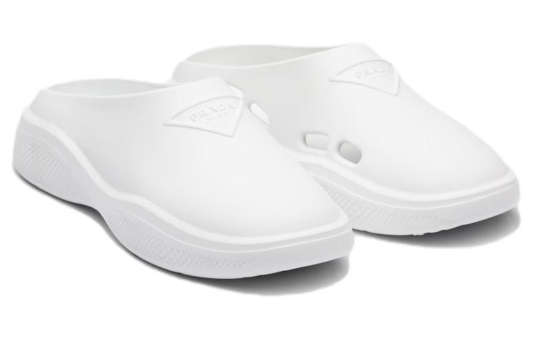 (W) Prada Foam Rubber Mules 'White' 圖 2