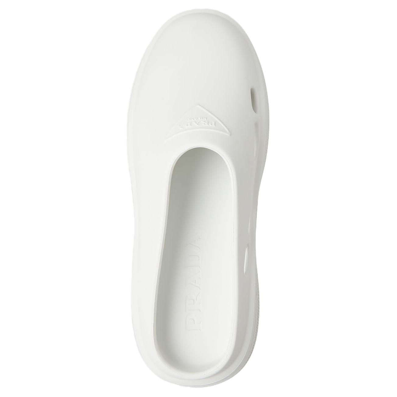 (W) Prada Foam Rubber Mules 'White' 圖 3