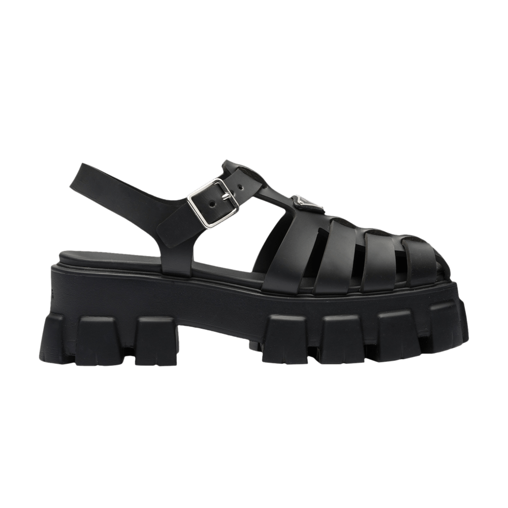 (W) Prada Foam Rubber Sandal 'Black'