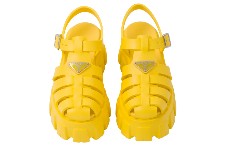 (W) Prada Foam Rubber Sandal 'Sunlight Yellow' 圖 4