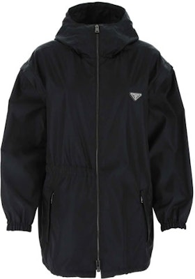 (Women) PRADA FW21 Black Hooded Jacket with Detachable Sleeves. 291828-1WQ8-F00YE Buy (Women) PRADA FW21 Black Hooded Jacket with Detachable Sleeves. 291828-1WQ8-F00YE