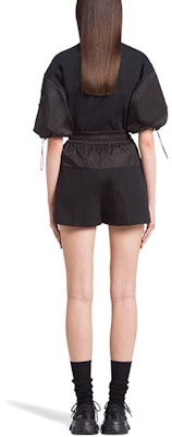 (W) PRADA FW21黑色宽松短裤,标志性Logo及纯色设计. 132353-1YYA-F0806-S-212 Shop (W) PRADA FW21黑色宽松短裤,标志性Logo及纯色设计. 132353-1YYA-F0806-S-212