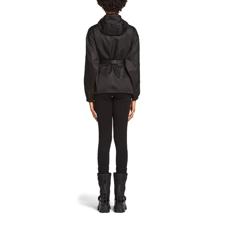 (Women) PRADA FW21 Re-Nylon Black Hooded Jacket 291964-1WQ8-F0002-S-212 圖 5