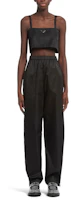 Lookbook (Women) PRADA FW21 Straight-Cut Casual Trousers Black 22H867-1WQ8-F0002-S-221