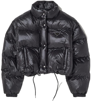 (Women) PRADA FW22 Black Down Jacket Detachable High Collar Loose Fit 291805-11A9-F0002 Buy (Women) PRADA FW22 Black Down Jacket Detachable High Collar Loose Fit 291805-11A9-F0002