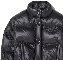 Sizing (W) PRADA FW22 黑色羽絨外套 可拆式高領 寬鬆版型 291805-11A9-F0002