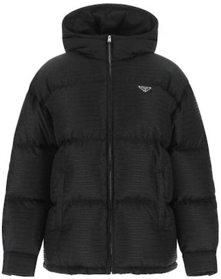 (Women) PRADA FW22 Black Down Jacket Winter Warm Hooded Coat 292052-11FC-F0002-S-222 Buy (Women) PRADA FW22 Black Down Jacket Winter Warm Hooded Coat 292052-11FC-F0002-S-222